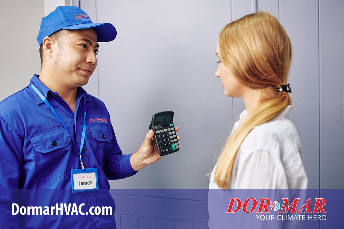 hvac replacement system price estimate