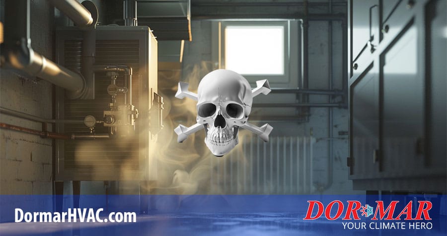 poisonous carbon monoxide gas